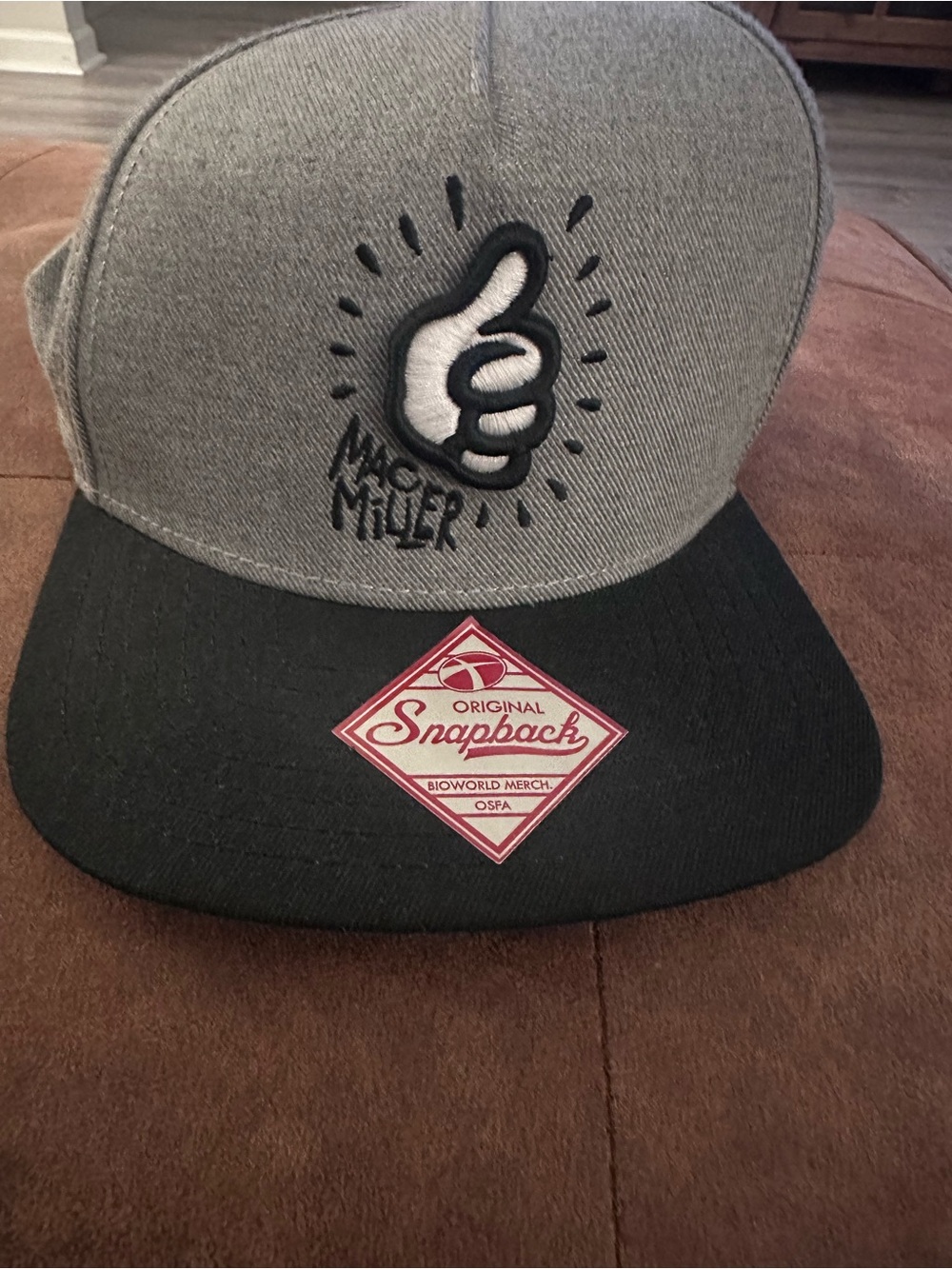 RARE Mac Miller 2013 Bioworld Snapback Hat Incredibly Dope Since 92 Sticker